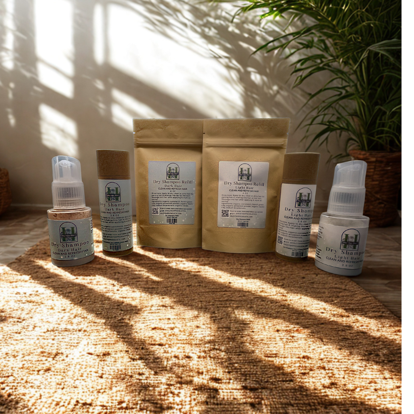 Dry Shampoo Non-refillable Shaker Bottle