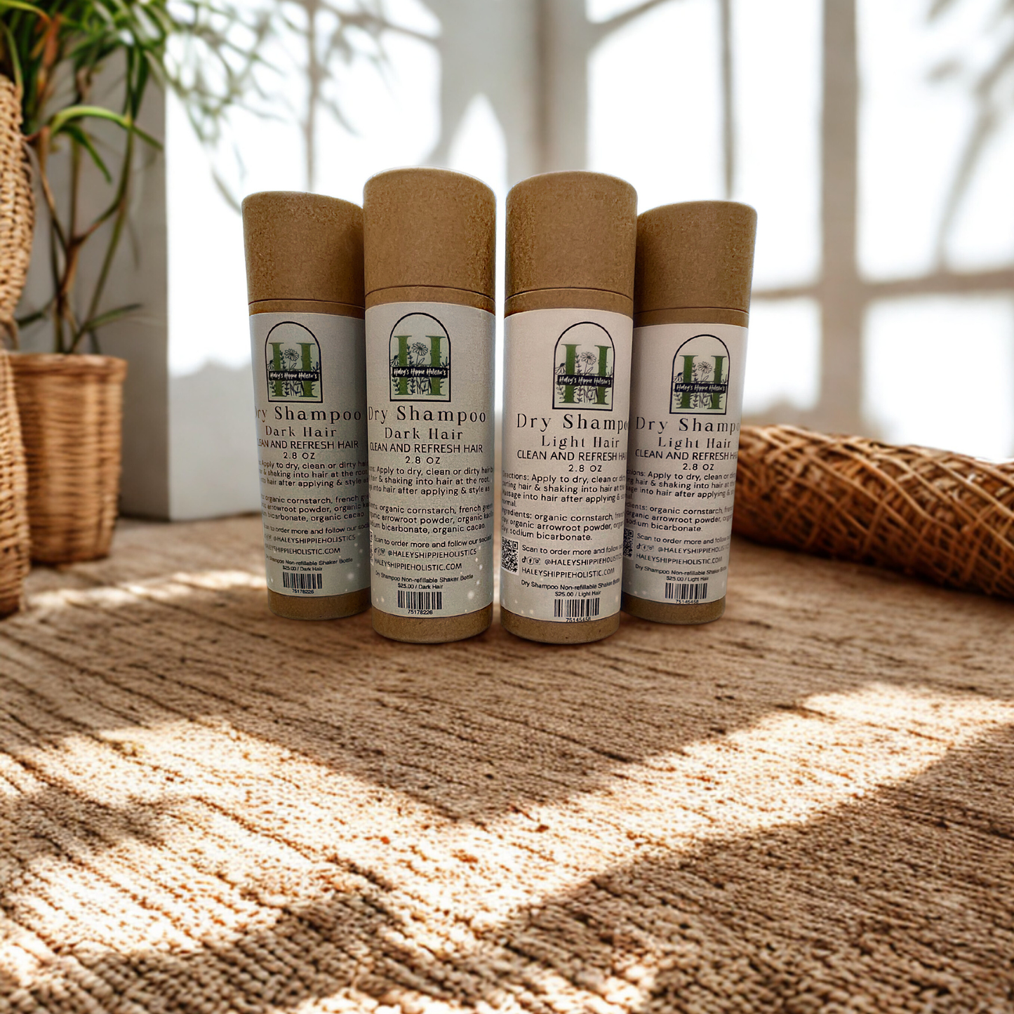 Dry Shampoo Non-refillable Shaker Bottle