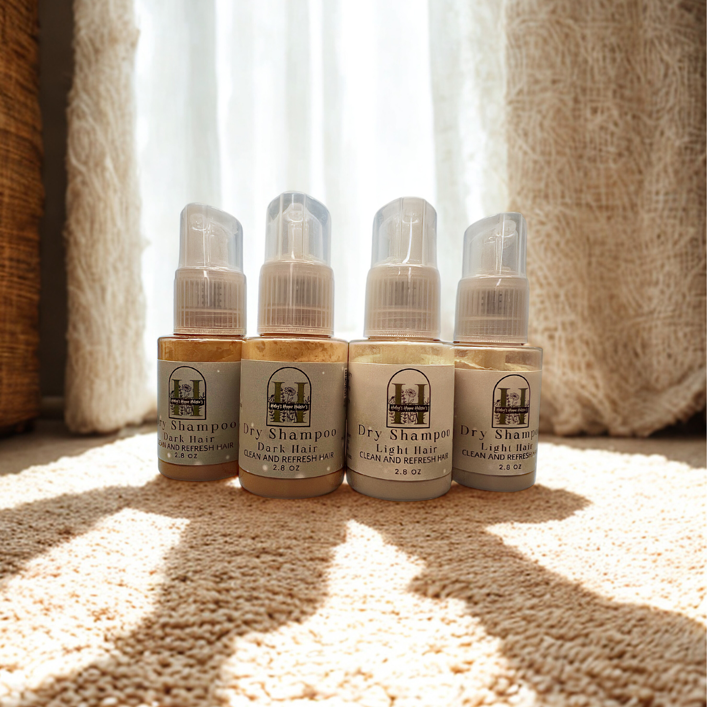 Dry Shampoo Starter/ Refillable Bottles