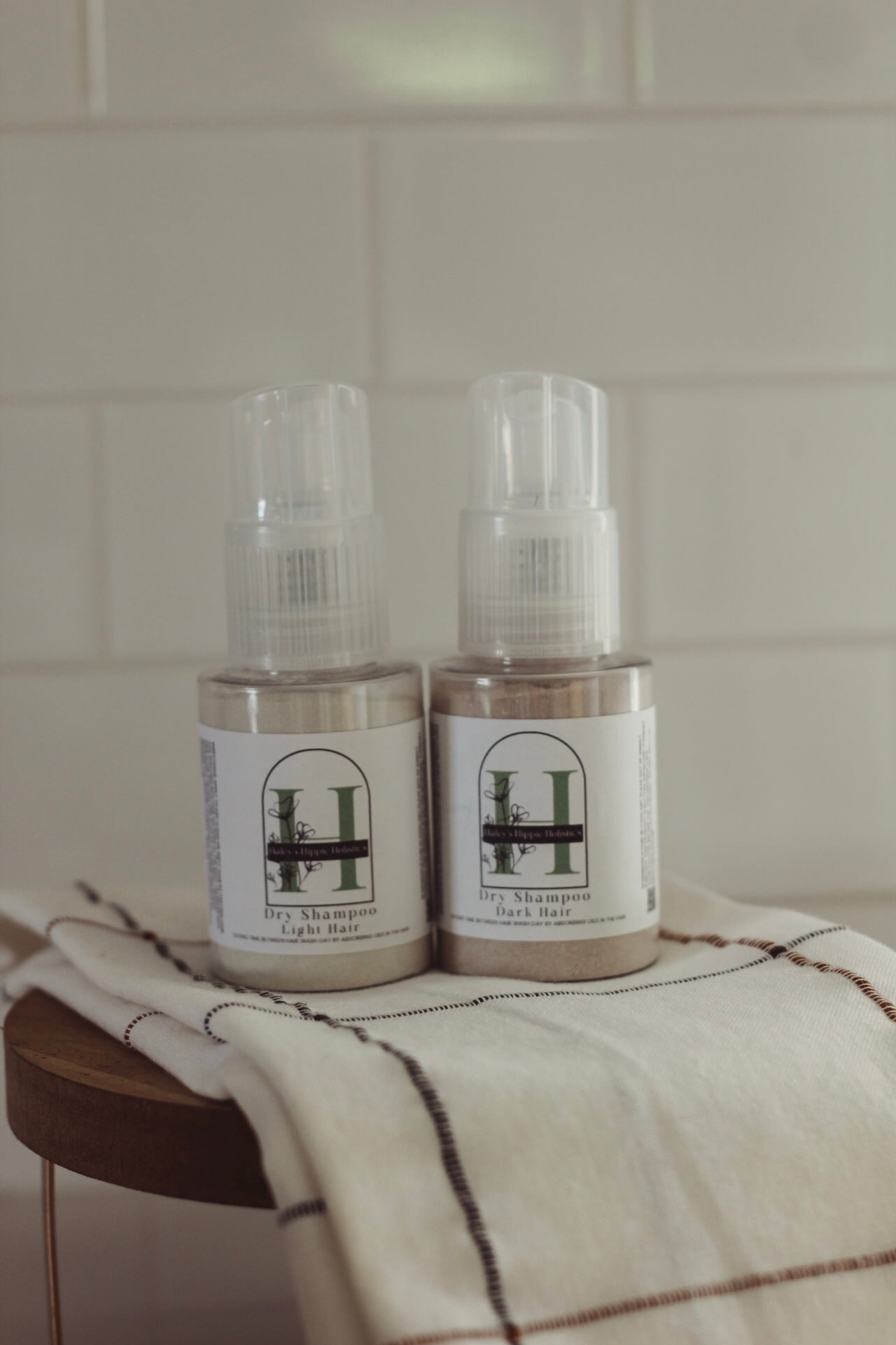 Dry Shampoo Starter/ Refillable Bottles