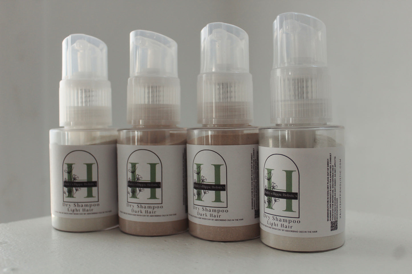 Dry Shampoo Starter/ Refillable Bottles